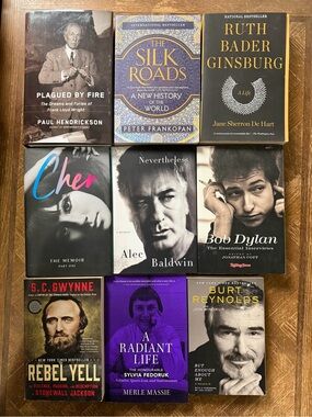 Biography and Non Fiction Books (2 for $25)